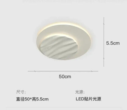 DecorBites LED chandelier ceiling light with sleek white finish and soft LED glow for bedroom dining living room
