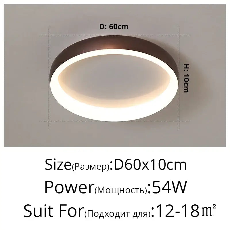 Decorbites led chandelier lights featuring a sleek dark bronze ring and glowing white diffuser for modern home lighting