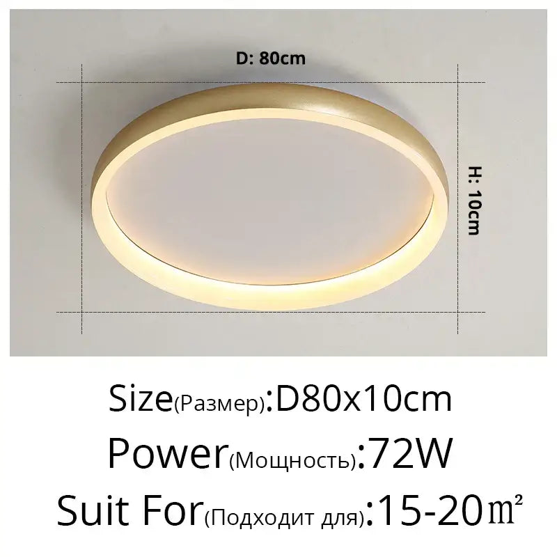 Modern circular decorbites led chandelier lights with sleek gold frame and white diffused illumination for home lighting