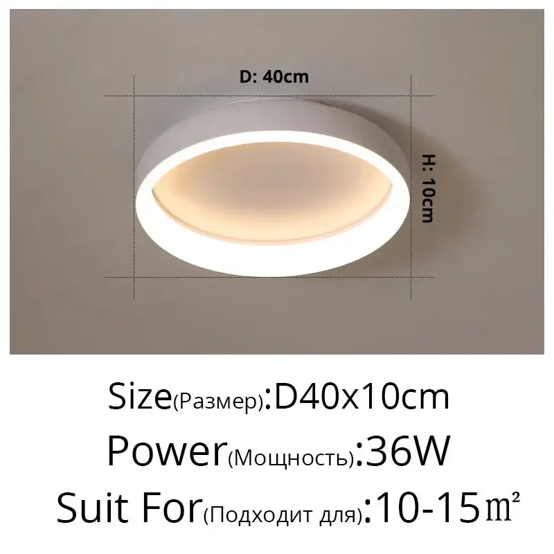 Modern white circular decorbites led chandelier lights with sleek minimalist design and warm led illumination for home use