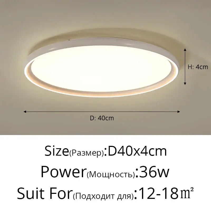 White circular decorbites led chandelier light with sleek modern design 4cm height for home lighting fixtures