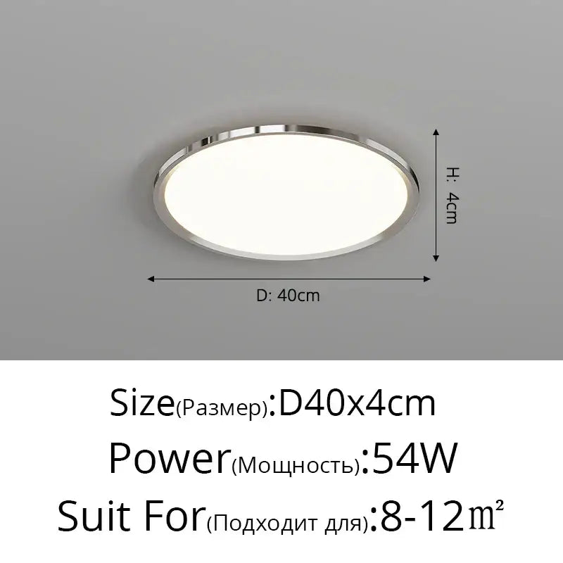 Decorbites led chandelier circular recessed ceiling light with chrome trim and soft white illumination 40cm diameter