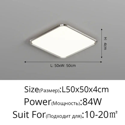 Modern diamond-shaped decorbites led chandelier with silver metallic frame and diffused white led panel for indoor use