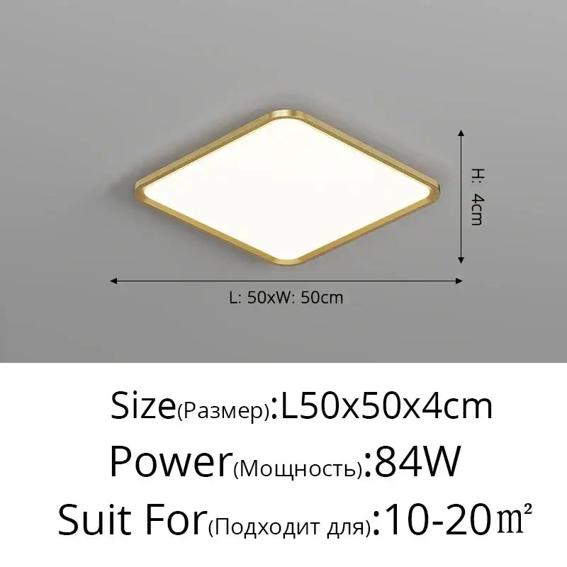A modern diamond-shaped decorbites led chandelier light with gold frame and bright white panel for indoor use