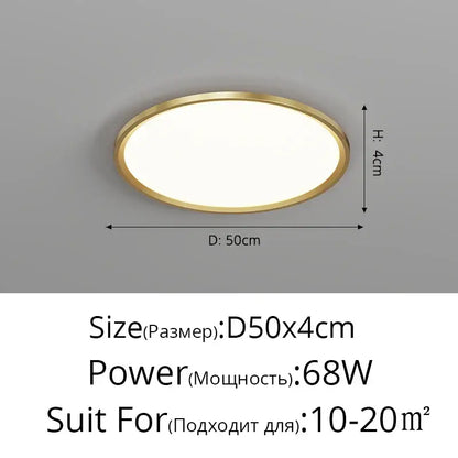 A modern oval decorbites led chandelier with gold-toned metallic frame and bright white panel for indoor use