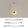Decorbites led chandelier featuring a black minimalist digital clock design with white numerals for modern home decor