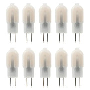 Ten clear glass decorbites led g4 bulb 2w 220v with bi-pin 12xsm2835 arranged in a neat grid