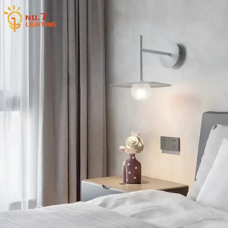 Minimalist white wall lamp with frosted glass bulb featuring decorbites led g9 wall lamp industrial modern design