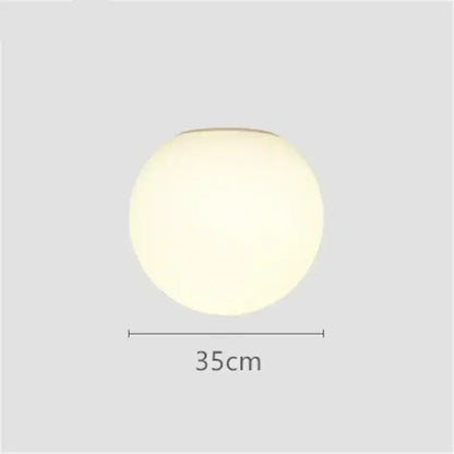A sleek decorbites led glass ball wall sconce light 35cm with soft diffused white glow and matte finish ceiling lamp