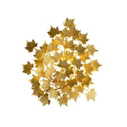 Decorbites led golden maple wall sconce featuring a golden metallic maple leaf sculpture for bedroom and corridor decor