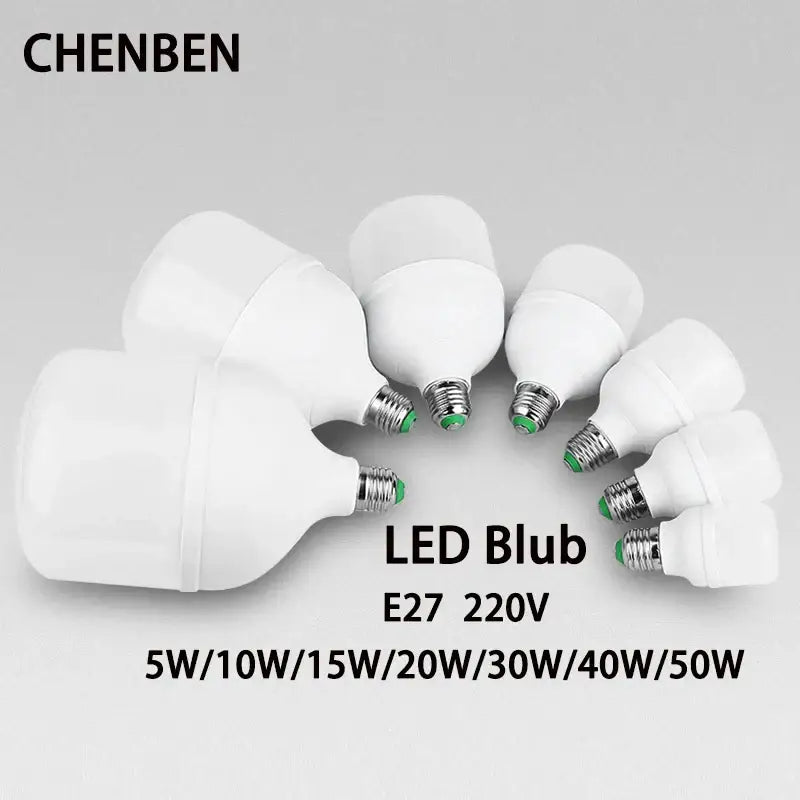 Decorbites™ led highlight lamps white with metallic screw bases and green accents available in 5w to 50w wattages