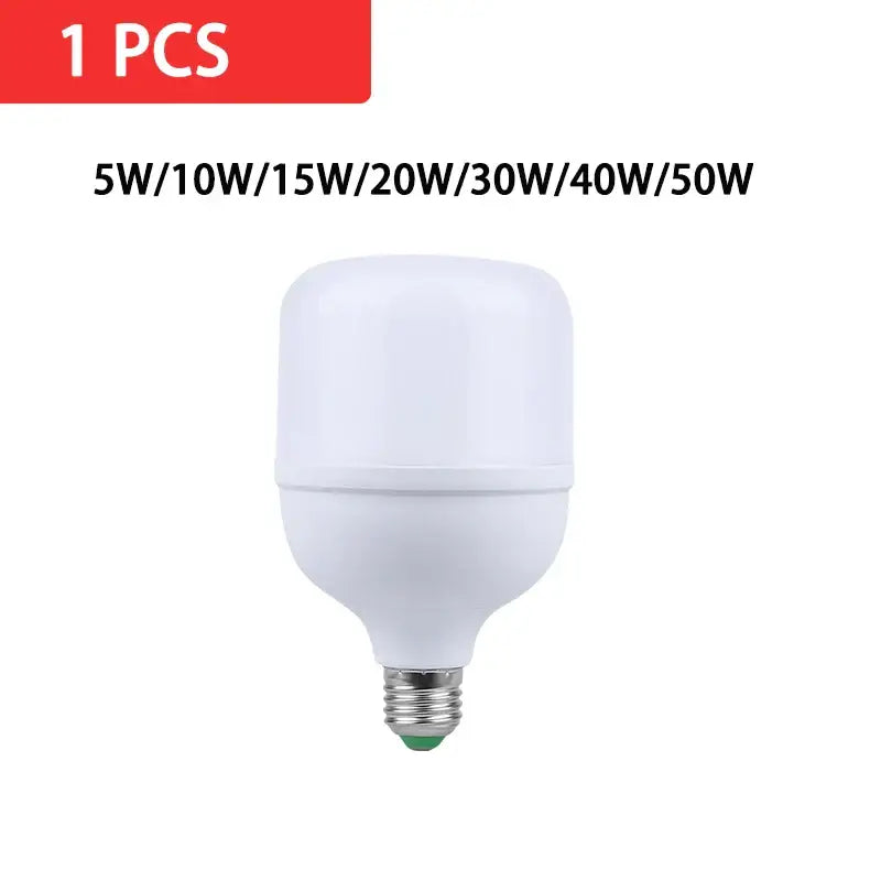 White LED highlight lamp with frosted plastic body and metallic screw base for DecorBites LED highlight lamps E27 220V