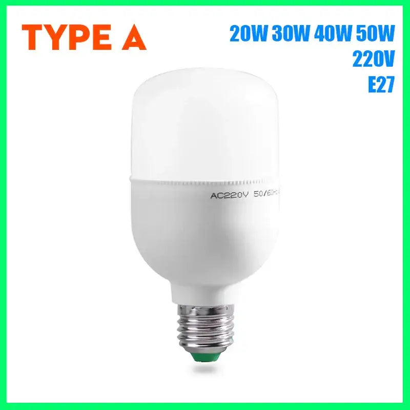 Decorbites™ white frosted glass led bulb with metallic e27 base for indoor ceiling lamp and living room lighting