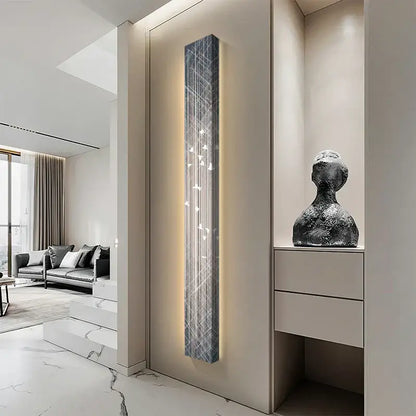 Modern minimalist decorbites led indoor wall lamp with warm led indoor painting light and intersecting line design