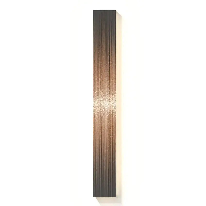 Decorbites led indoor wall lamp with gradient dark gray to bronze finish and gold sparkles for living room and hotel use