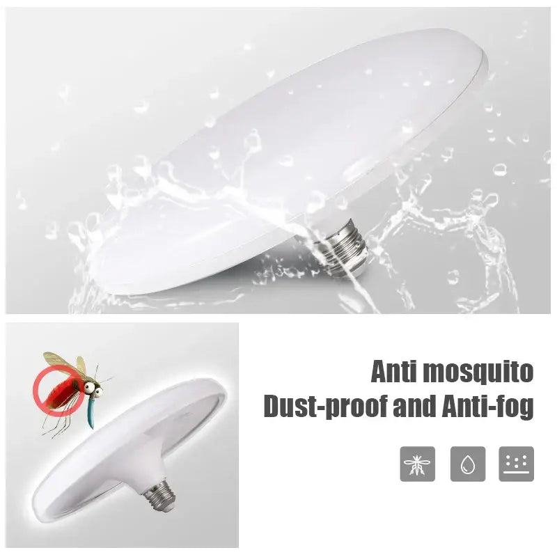 White oval-shaped decorbites led indoor ceiling lamp with frosted glass cover and metallic screw base for bright lighting