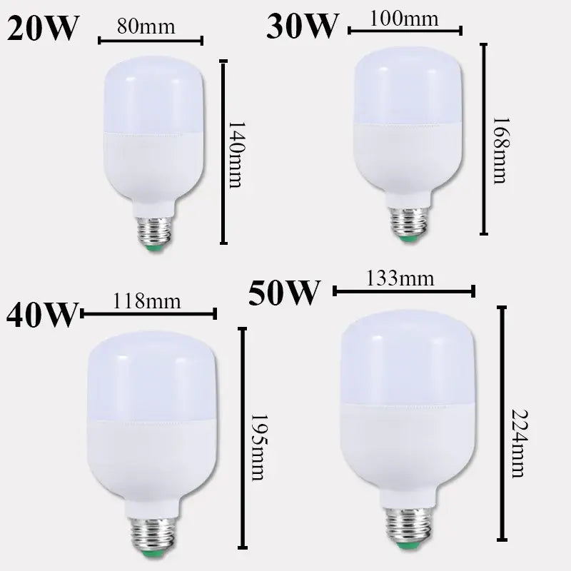 Four white decorbites led indoor ufo ceiling lamp bulbs with varying wattages and standard screw bases for living rooms