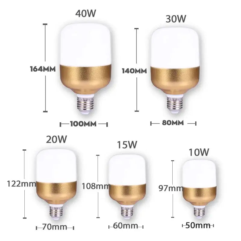 White and gold decorbites led indoor ufo round ceiling lamp bulbs in 40w 30w 20w 15w and 10w options