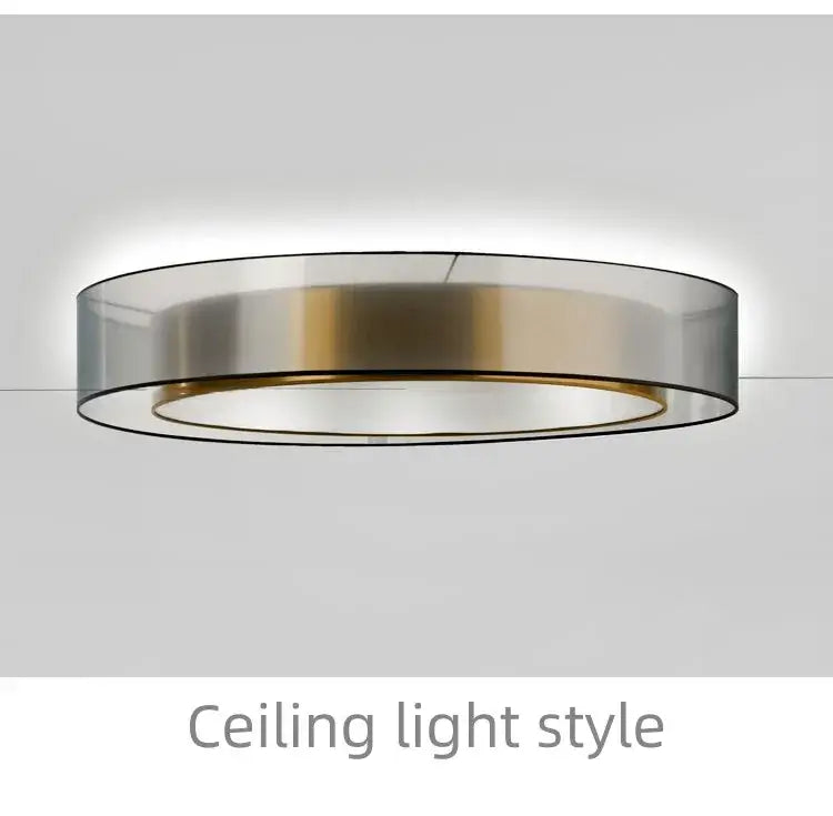 Modern circular decorbites led luxury chandelier with sleek metallic frame and translucent glass for minimalist bedroom decor