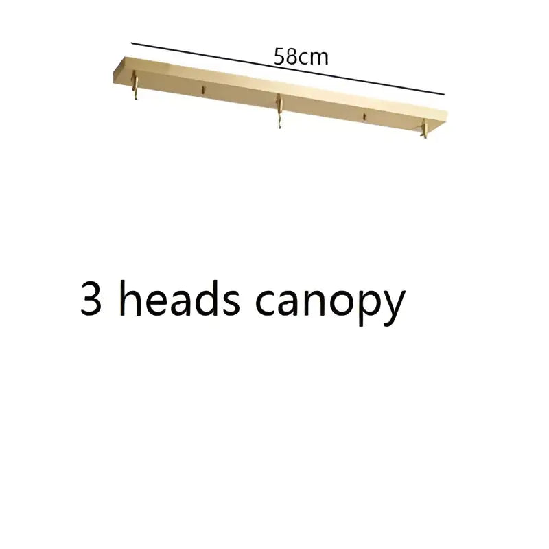 Lightweight wooden 3-head canopy with natural finish supports decorbites led marble pendant lamp for modern luxury lighting