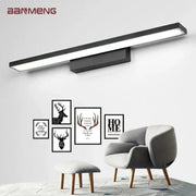 Black rectangular decorbites led mirror wall lamp with sleek modern design for indoor led mirror light fixture