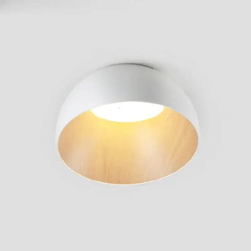 Modern recessed ceiling lamp by decorbites led modern chandelier with white exterior and warm wood-toned interior