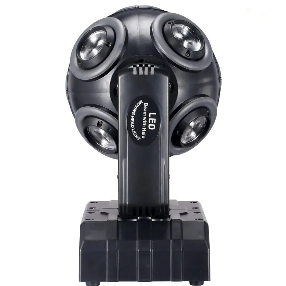 Black decorbites led moving head beam spotlight with four circular rgbw lights for disco stage lighting