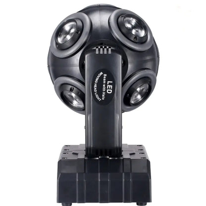 Black decorbites led moving head beam spotlight with four circular rgbw lights for disco stage lighting