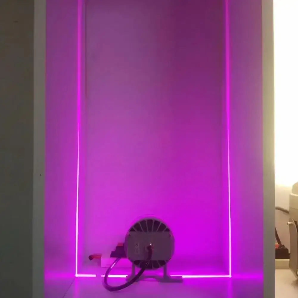 DecorBites™ led outdoor wall lamp with sleek black grille and gray housing offers super bright 360 degree light for porch