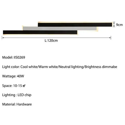 Decorbites led outdoor wall lantern with 40w 120cm led strip light offering cool white warm white and neutral lighting options