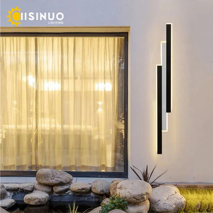 Modern black and white decorbites led outdoor wall lantern with sleek minimalist design for garden porch and garage lighting