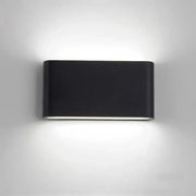 Black rectangular decorbites led outdoor wall light with sleek aluminum design and soft white illumination waterproof ip65