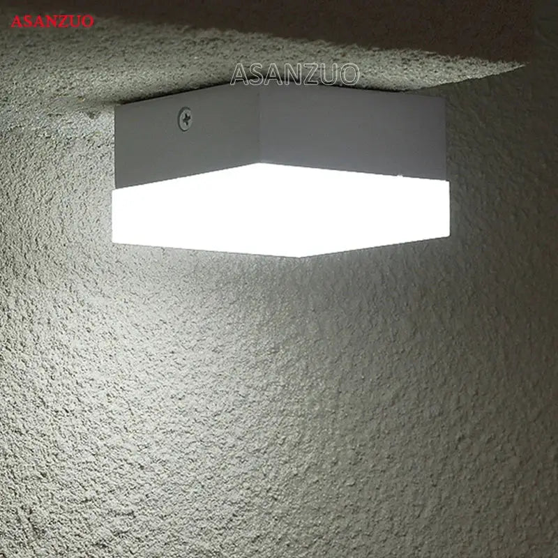 White rectangular decorbites led panel light surface mounted downlight with modern minimalist design for ceiling use