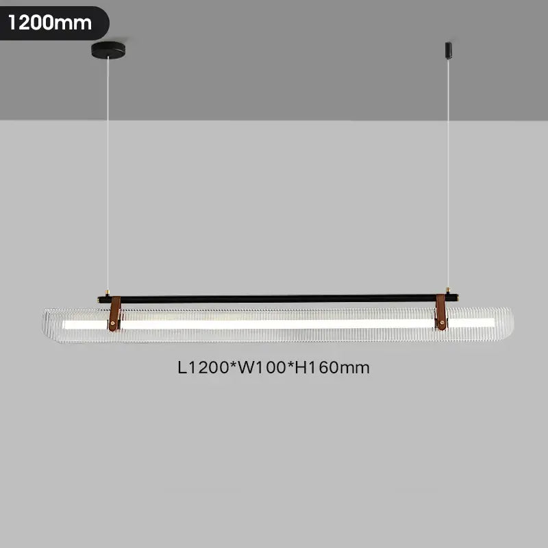 Modern minimalist decorbites led pendant lamp with black metal frame frosted glass diffuser and copper accents for dining room