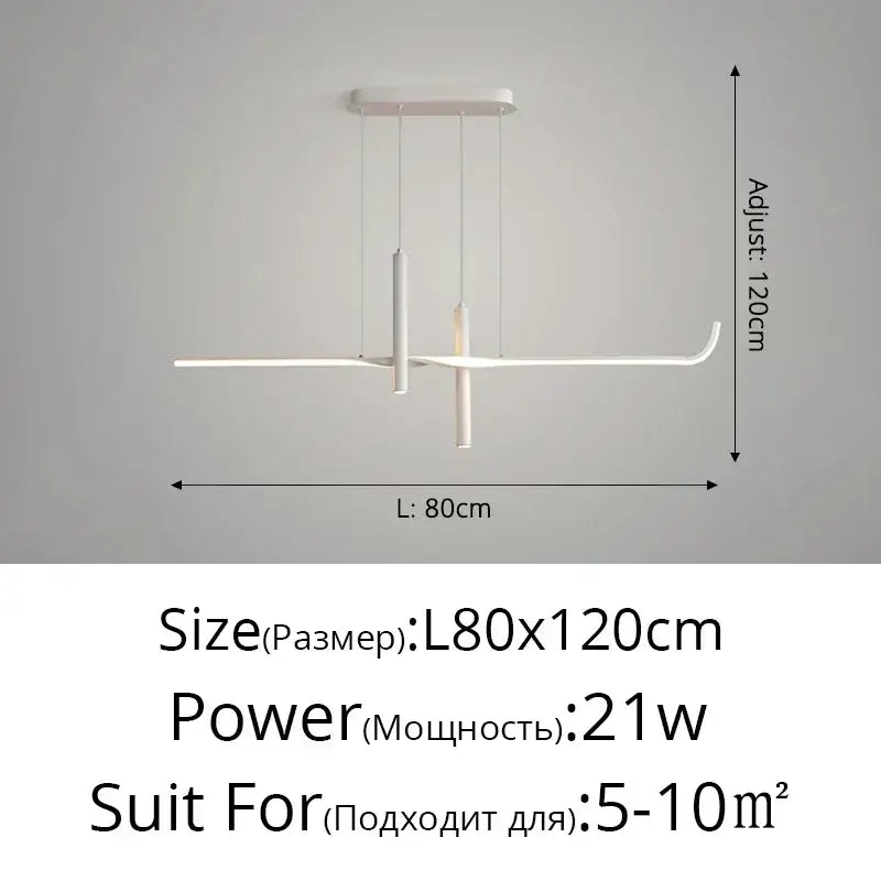 Modern white minimalist decorbites led pendant light with sleek geometric design and adjustable hanging length for home decor