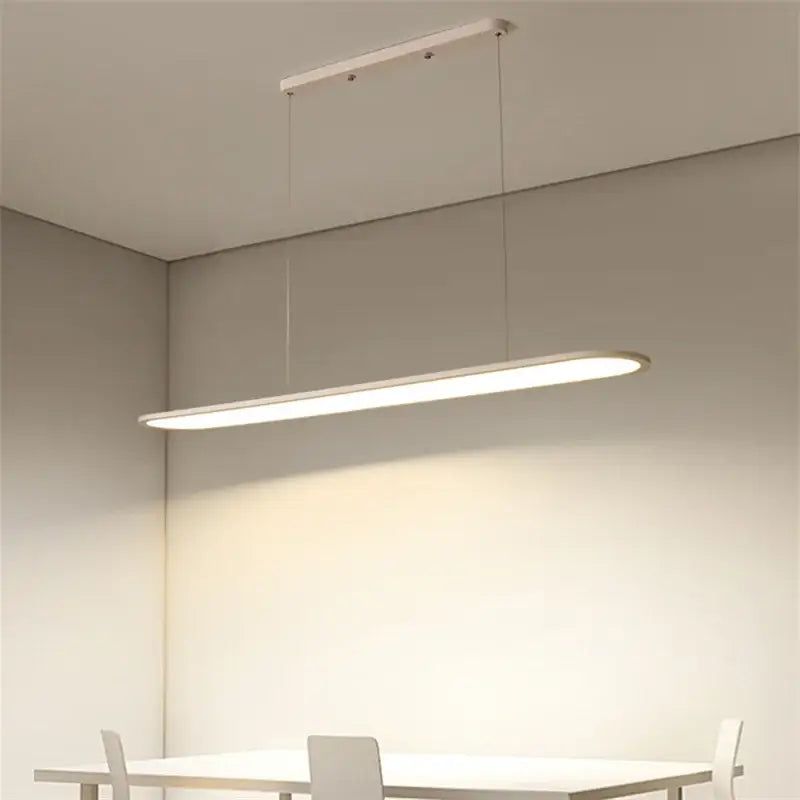 Modern white rectangular pendant lights with sleek minimalist design and soft diffused illumination by decorbites led pendant lights