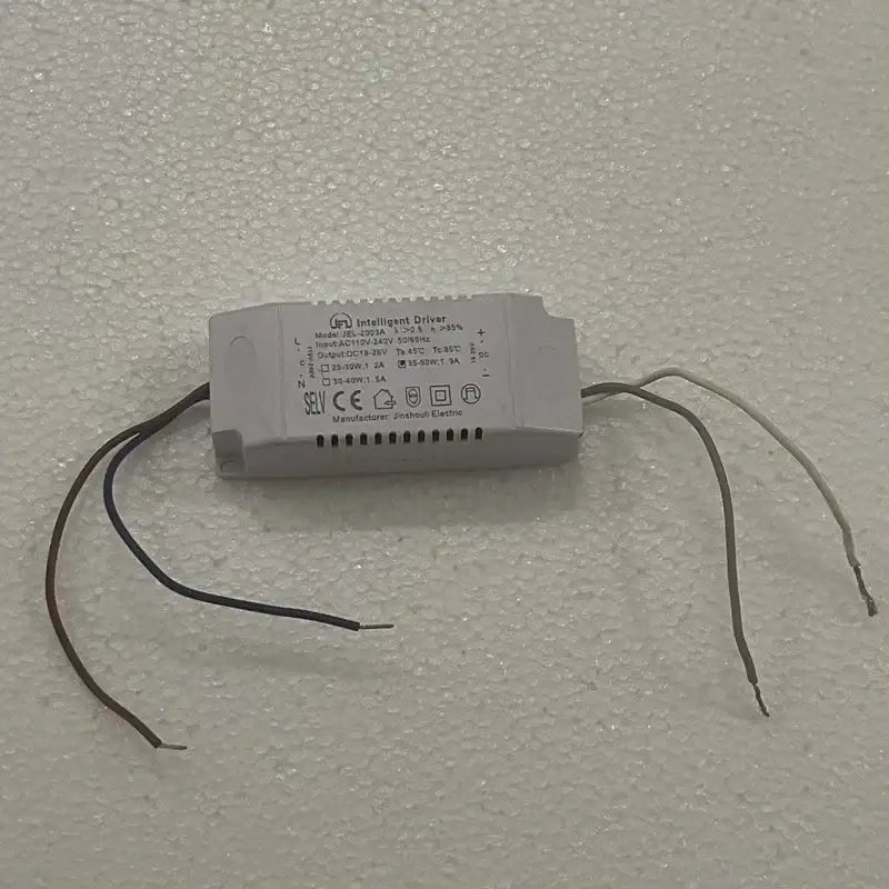 Gray rectangular led driver with black wires for decorbites led pendant pendant lights in modern home living spaces