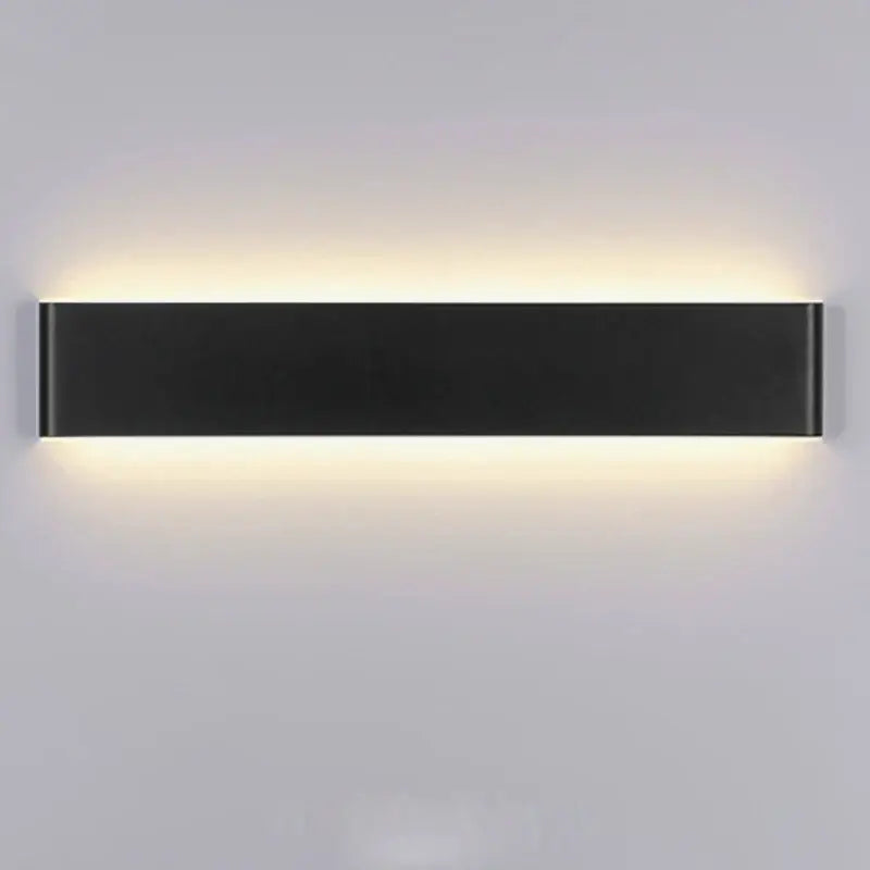 Black decorbites led rectangle wall lamp with sleek modern design and warm ambient lighting for indoor use