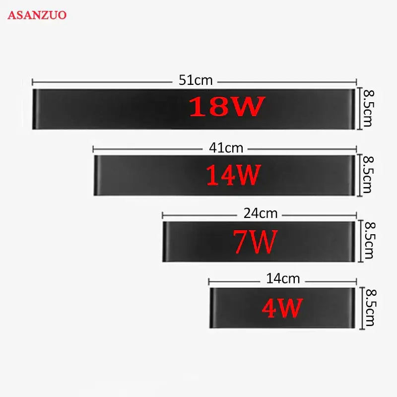 Black resistance bands from asanzuo with weight labels in red and different lengths shown alongside decorbites led rectangle wall lamps for indoor bathroom use