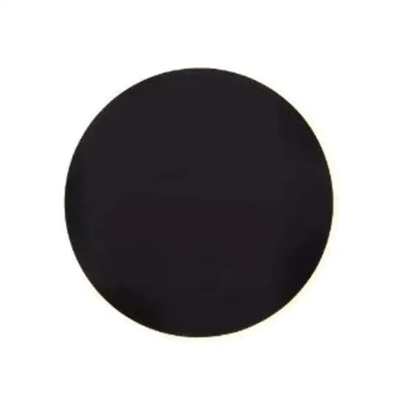 A sleek solid black acrylic coaster with a matte finish featured with decorbites led rgb round wall lights