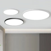 Decorbites™ modern thin led round ceiling light in white and black with sleek minimalist design for kitchen and bedroom