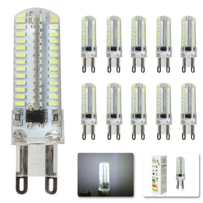 Clear glass decorbites led spot light bulb with bright yellowish-white leds and g9 base for efficient illumination
