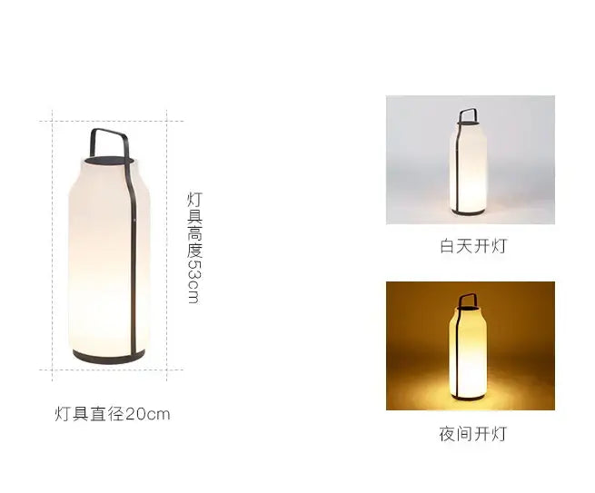 A sleek decorbites led stainless lawn light with frosted glass body and black metal frame for outdoor use