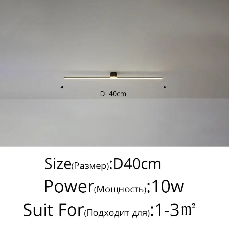 Decorbites led strip sleek modern black led strip ceiling light with warm white illumination for home lighting ambiance