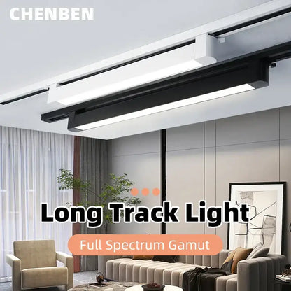 Decorbites™ black and white led track light set with sleek modern design for home decor lighting solutions