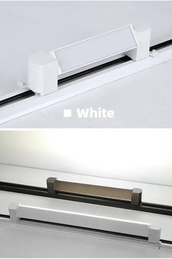 Decorbites™ white led track light set with sleek modern design and slim profile for home decor lighting solutions