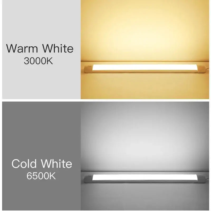 Decorbites™ led tube fixture lamp light 220v with warm white 3000k and cold white 6500k for living room lighting