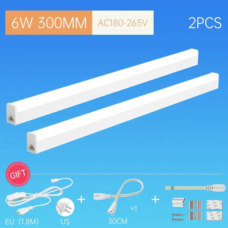 White led tube light 6w 300mm long decorbites™ tube light fixture for indoor kitchen bedroom cabinet lighting