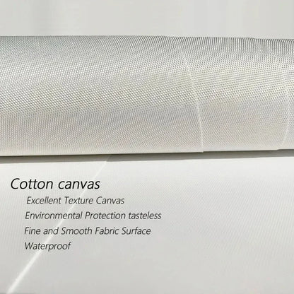 Leopard Color Block Abstract Canvas Wall Art - Posters