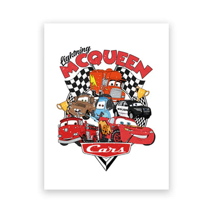 Lightning McQueen Cartoon Car Art Prints - PB29954 / A5 15x21 cm No Frame - Posters